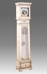 floor clock Art.541/2 lacquered and decorated